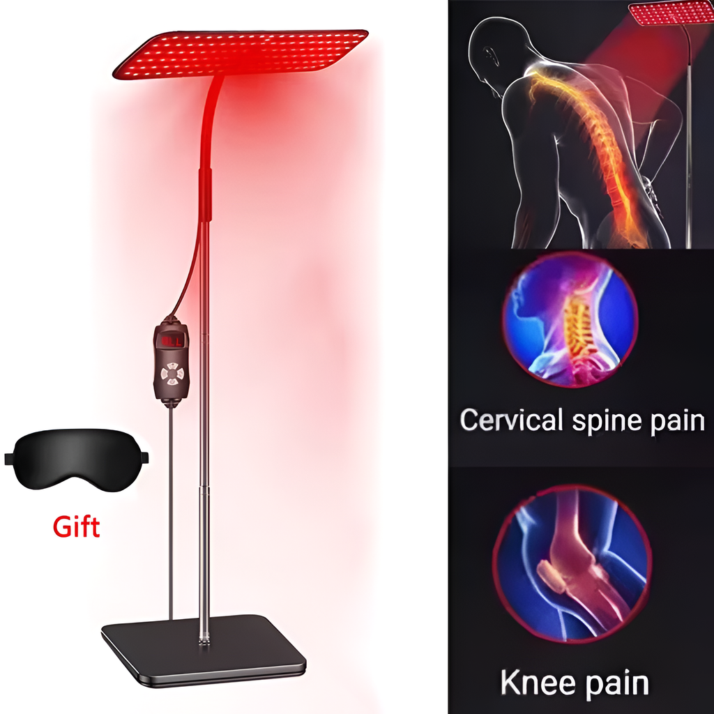 660Nm & 850Nm near Infrared Light Device 25W LED Red Light Therapy Lamp with Stand Facial Skin Care for Relief Muscle Joint Pain