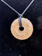 Phenakite 18K Gold iTorus iZ Toroidal Crystal Pendant - Handcrafted Vortex Coil Jewelry